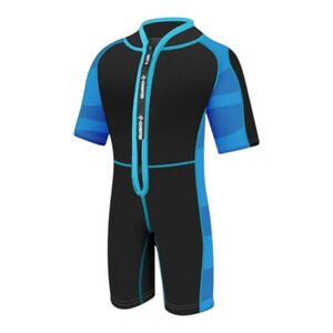 Chiffer kids wetsuit black and blue coed xl 14/16 surfing swim